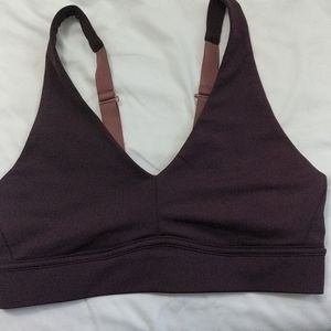 Maroon sports bra
